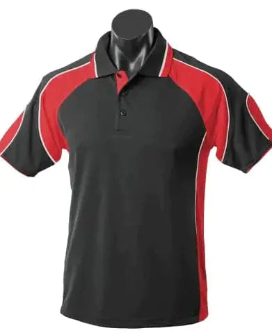 Aussie Pacific Murray Junior School Uniform Polo Shirt 3300 Casual Wear Aussie Pacific Black/Red/White 6